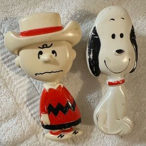 Avon Snoopy and Charlie Brown Hair Brush set D-103